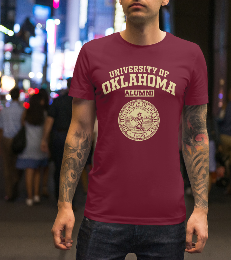University Of Oklahoma Alumni 1890 Seal T-Shirt