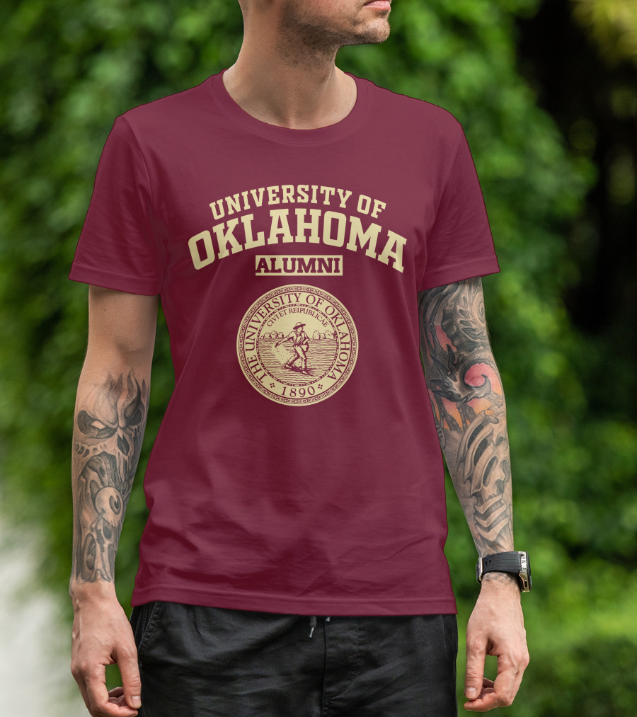 University Of Oklahoma Alumni 1890 Seal T-Shirt