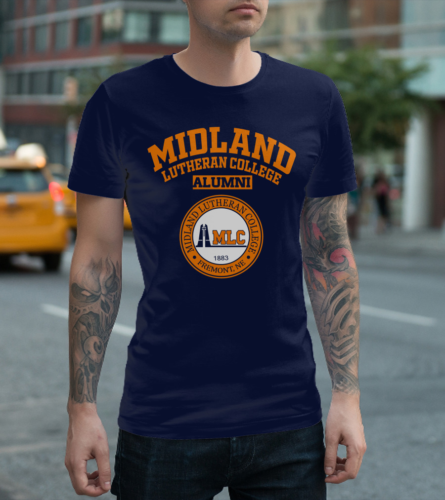 MIDLAND LUTHERAN COLLEGE ALUMNI MLC FREMONT NE 1883 T-Shirt