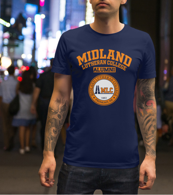 MIDLAND LUTHERAN COLLEGE ALUMNI MLC FREMONT NE 1883 T-Shirt