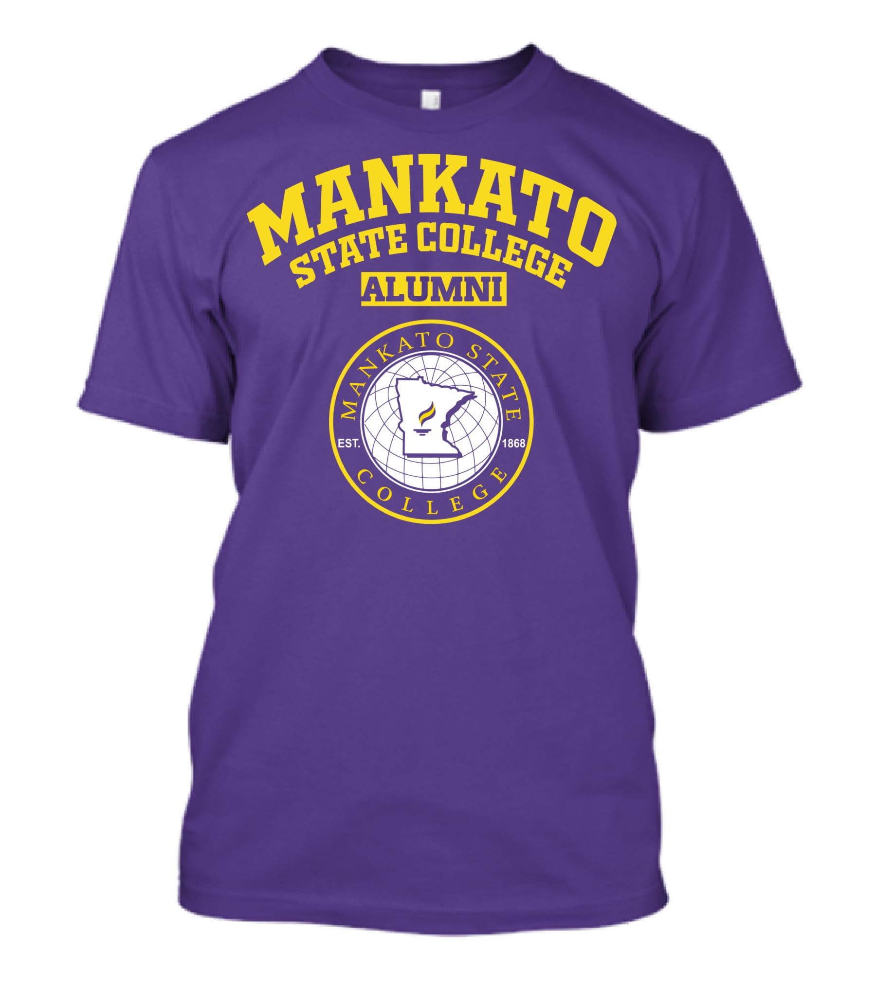 Mankato State College Alumni Est. 1868 T-Shirt