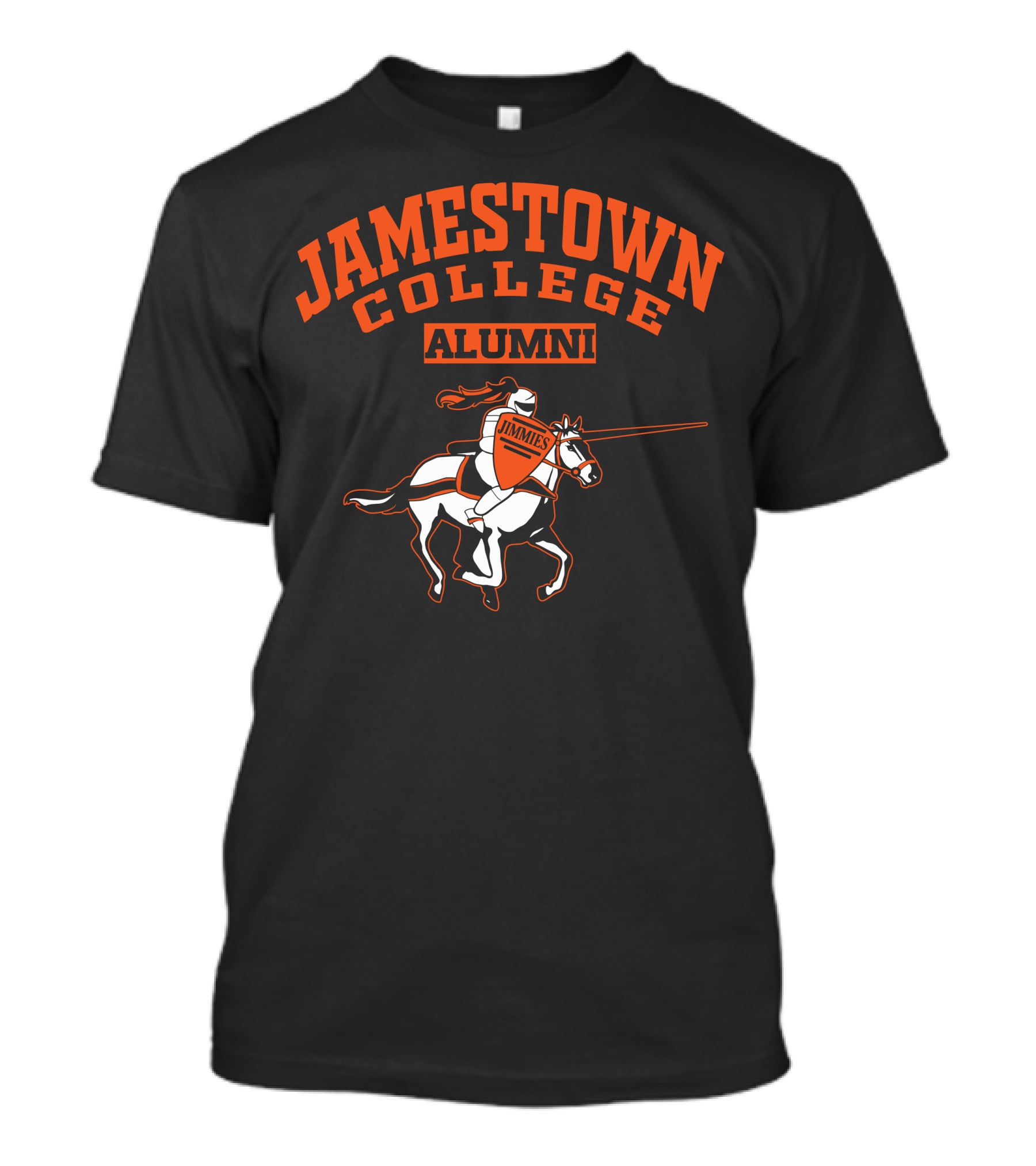 Jamestown College Alumni Jimmies Riding Knight T-Shirt