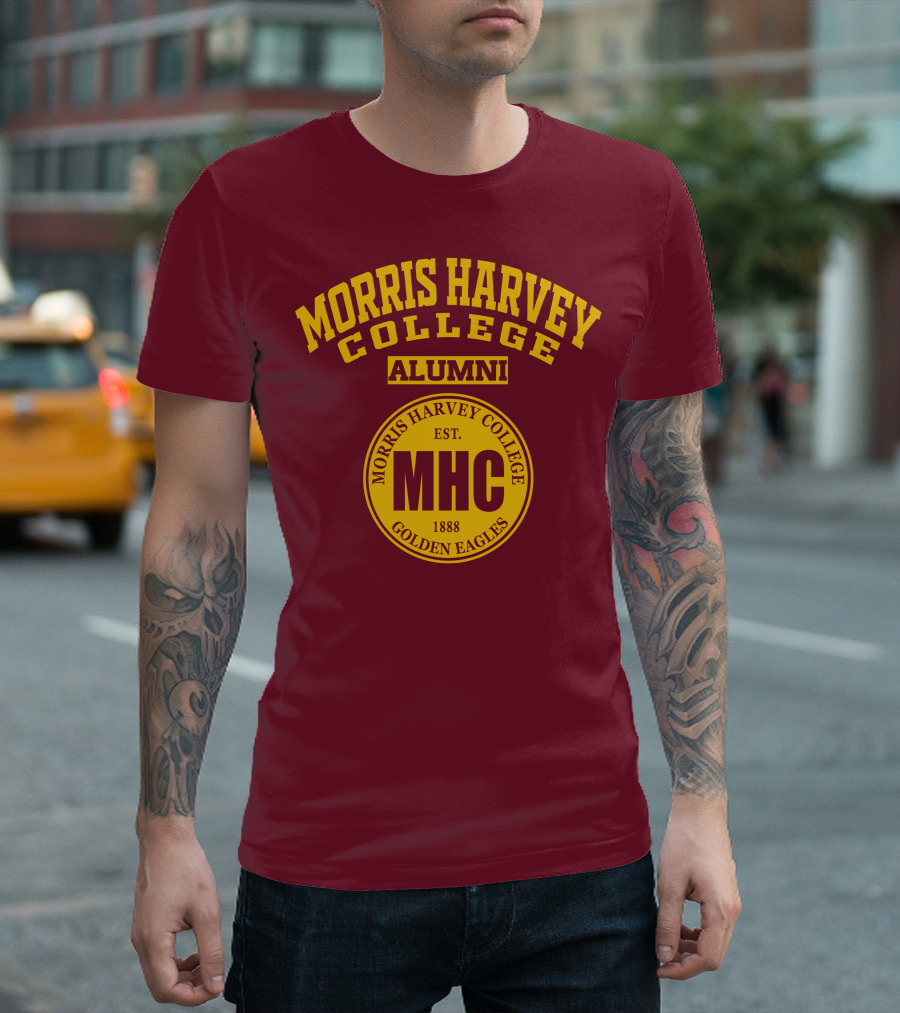 Morris Harvey College Alumni MHC Established 1888 Golden Eagles T-Shirt