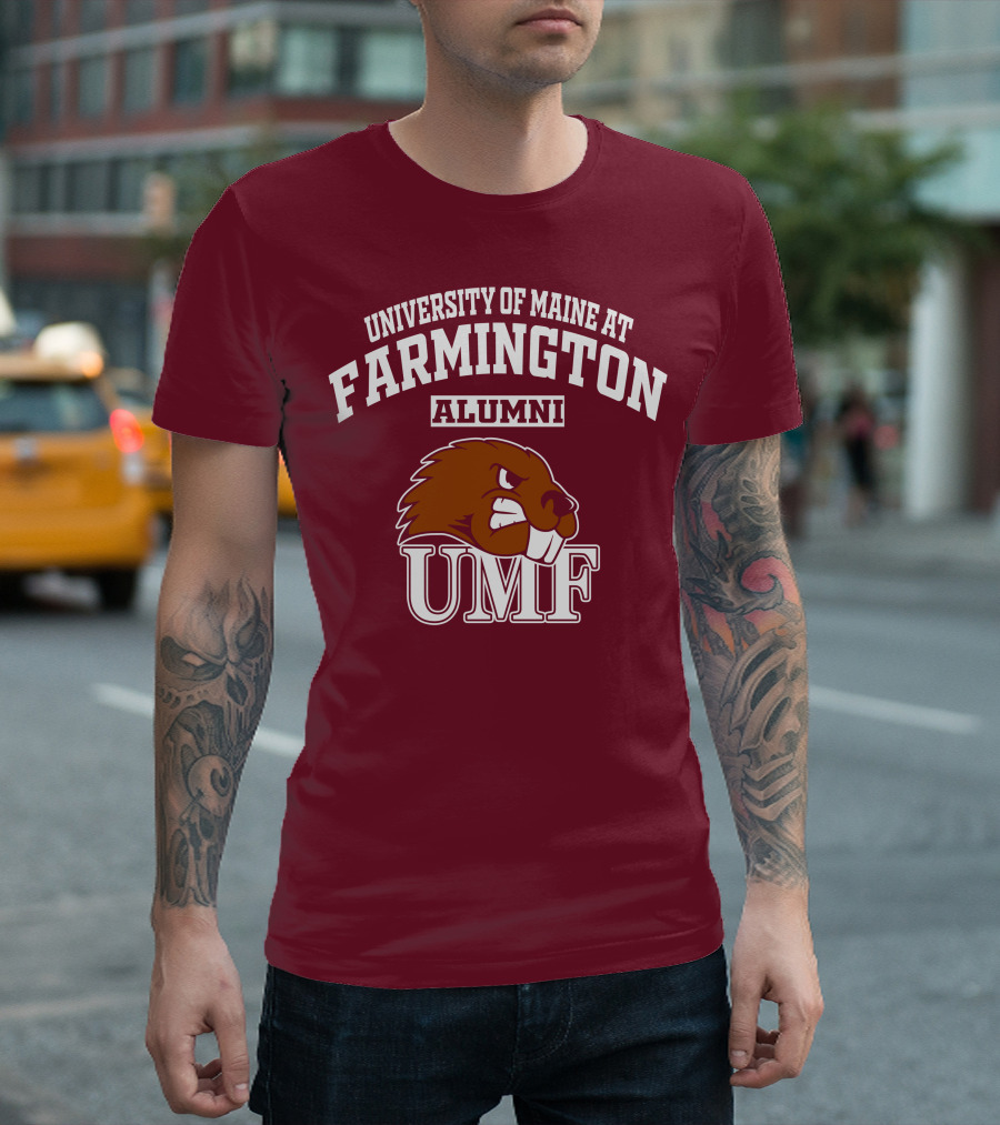UNIVERSITY OF MAINE AT FARMINGTON ALUMNI UMF Beavers T-Shirt