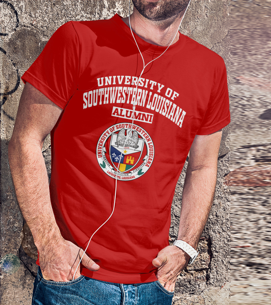 UNIVERSITY OF SOUTHWESTERN LOUISIANA ALUMNI LAFAYETTE LOUISIANA SEAL T-Shirt