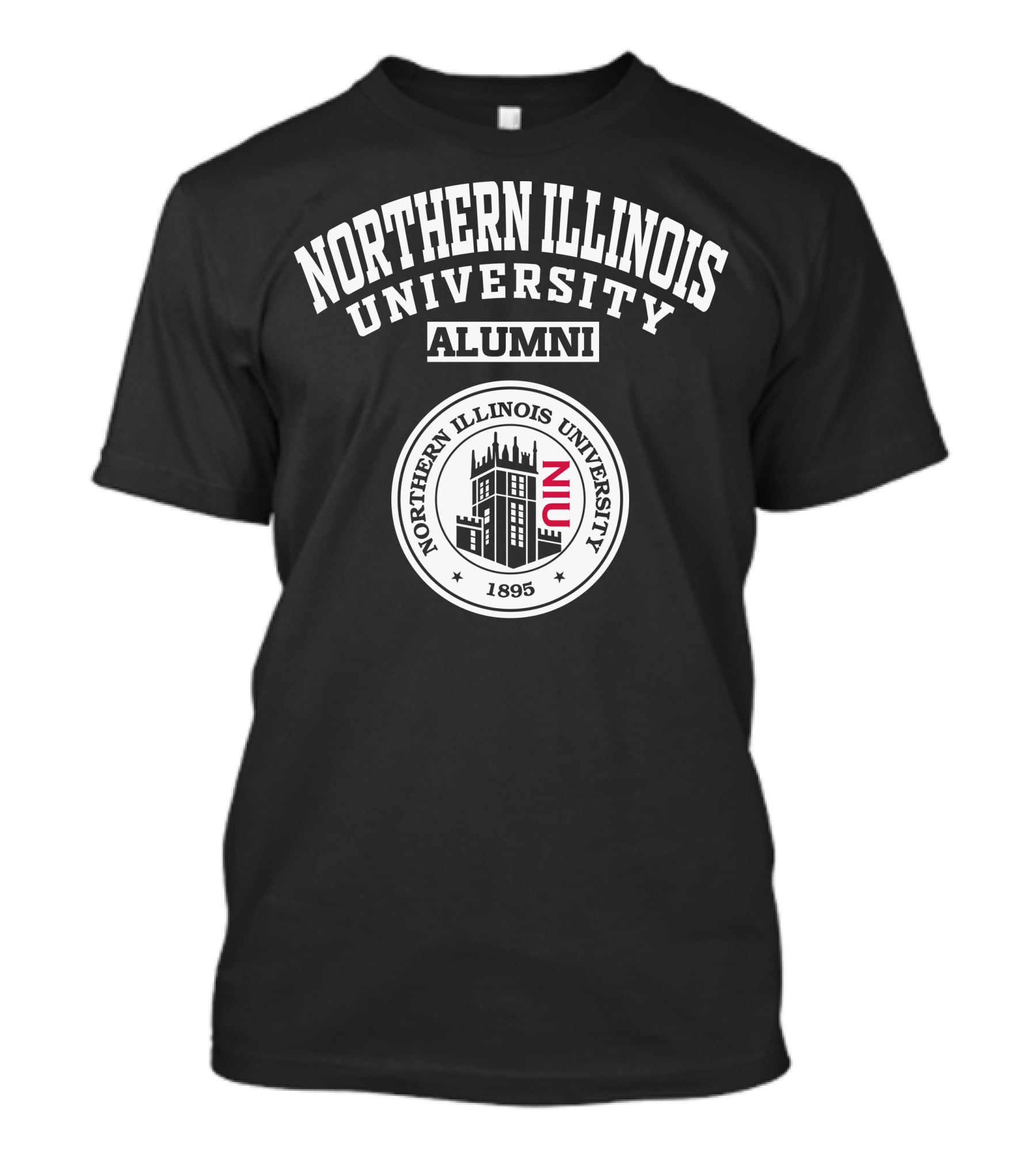 Northern Illinois University Alumni 1895 Seal NIU T-Shirt