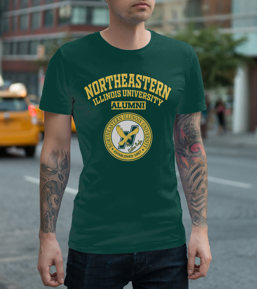 Northeastern Illinois University Alumni Golden Eagles Established 1867 T-Shirt