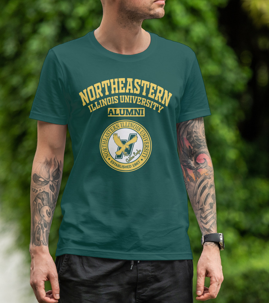Northeastern Illinois University Alumni Golden Eagles Established 1867 T-Shirt