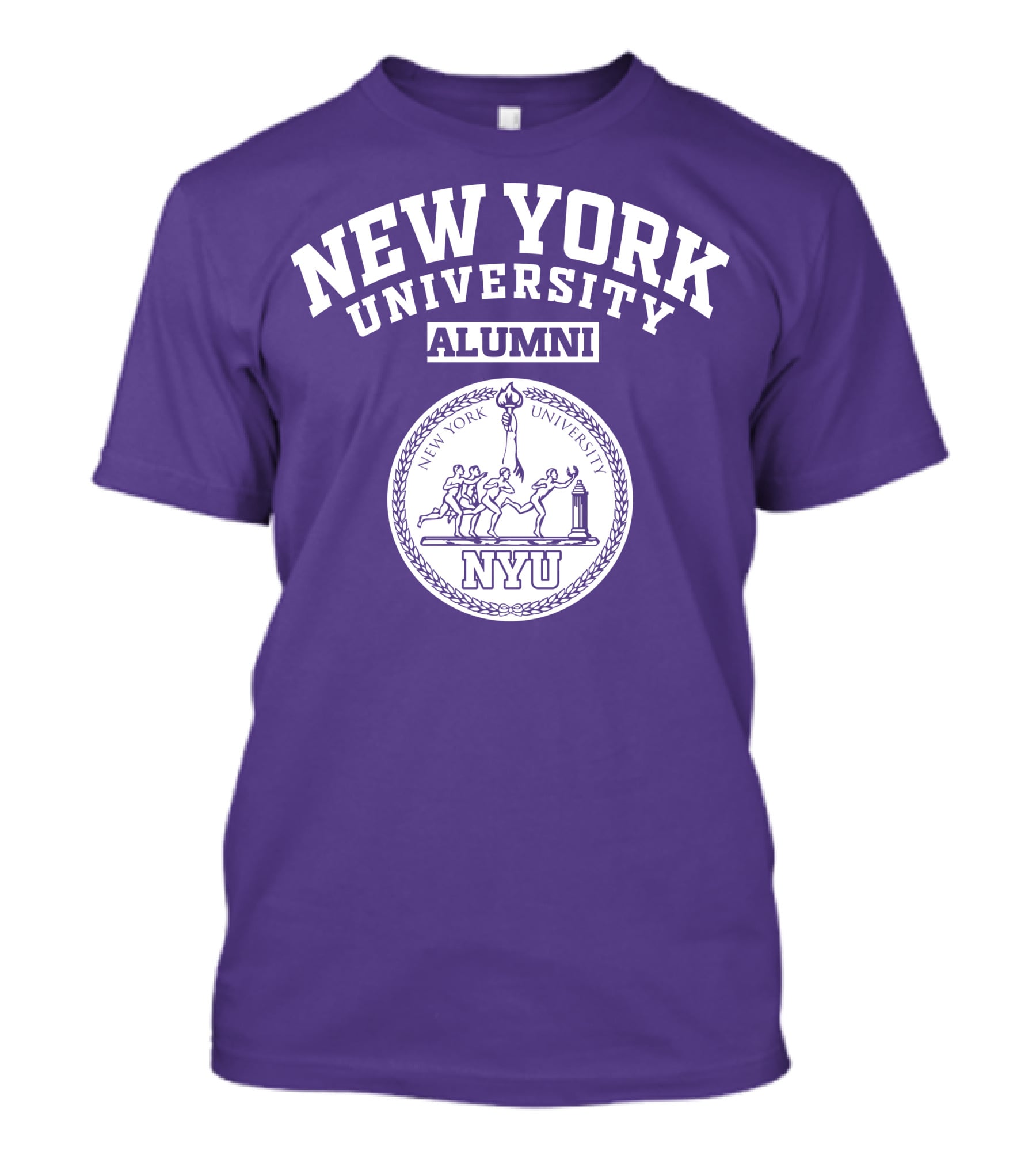 New York University Alumni NYU Seal Purple T-Shirt
