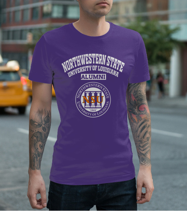 Northwestern State University Of Louisiana Alumni NSU Established 1884 T-Shirt