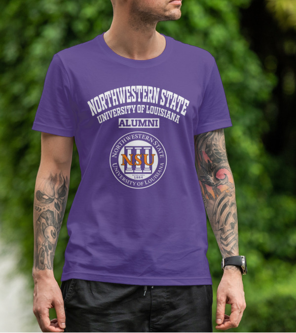 Northwestern State University Of Louisiana Alumni NSU Established 1884 T-Shirt