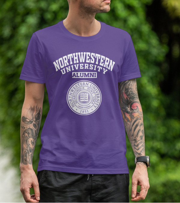 Northwestern University Alumni 1851 Seal T-Shirt