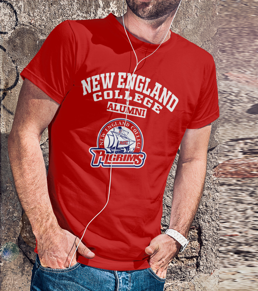 New England College Alumni Pilgrims NEC T-Shirt