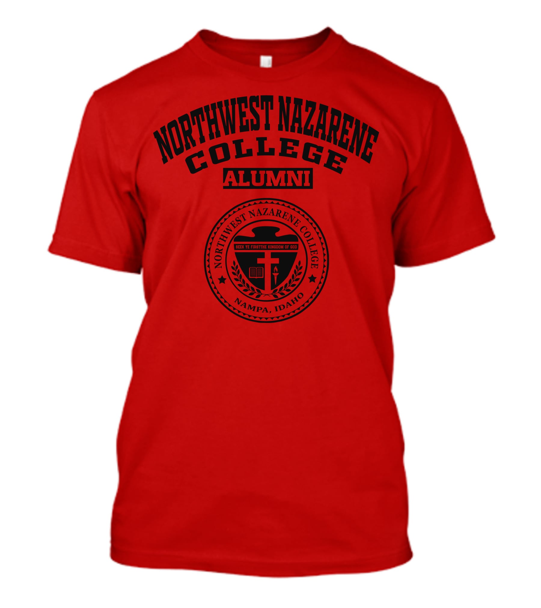 Northwest Nazarene College Alumni Nampa Idaho Seal T-Shirt