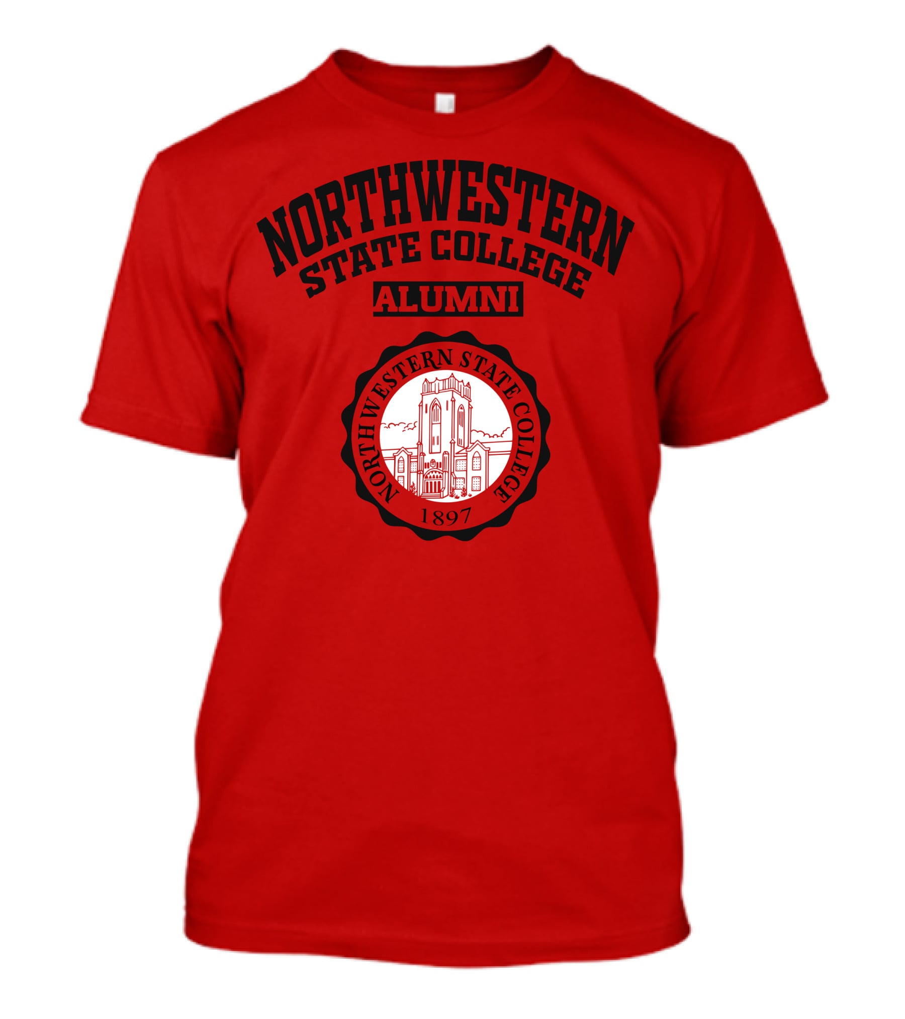 Northwestern State College Alumni 1897 Emblem T-Shirt