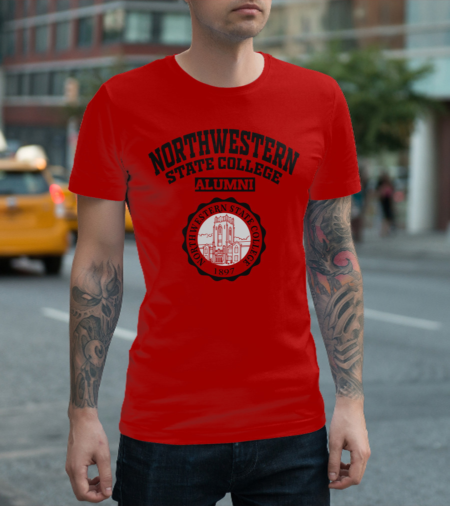 Northwestern State College Alumni 1897 Emblem T-Shirt