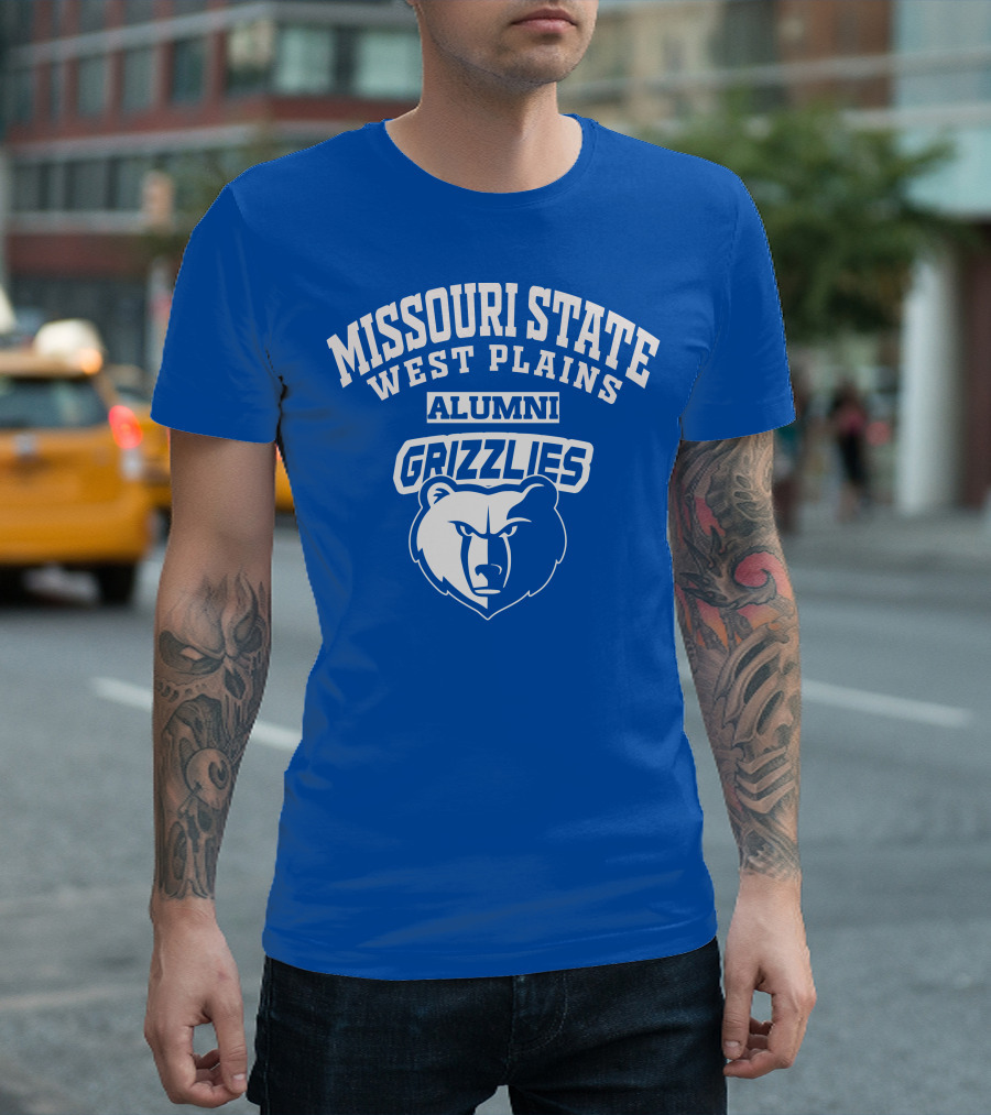 Missouri State West Plains Alumni Grizzlies Bear T-Shirt
