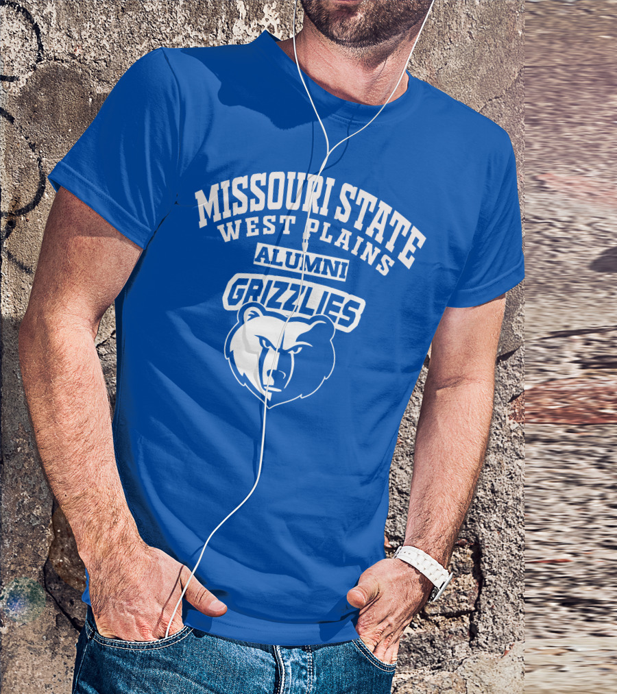 Missouri State West Plains Alumni Grizzlies Bear T-Shirt