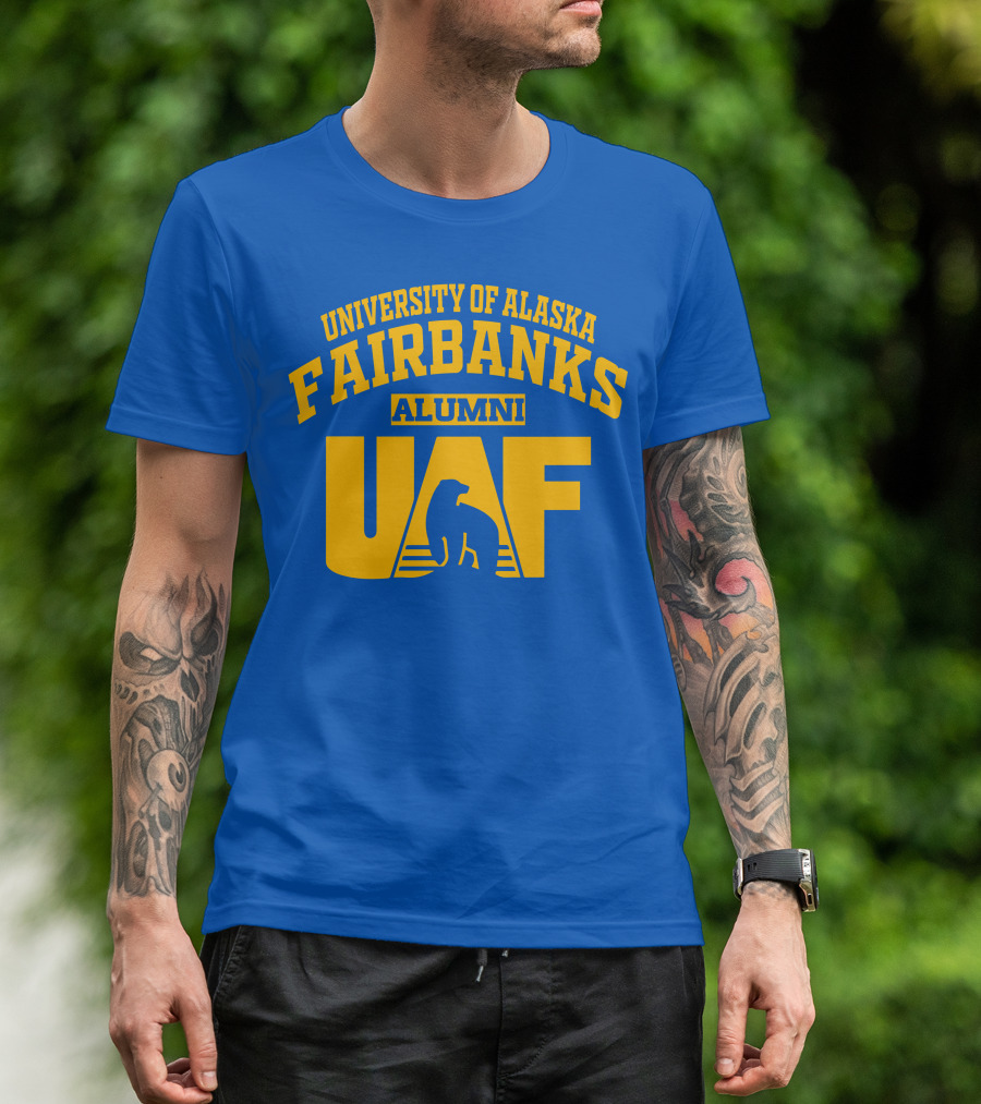 University Of Alaska Fairbanks Alumni UAF Bear T-Shirt