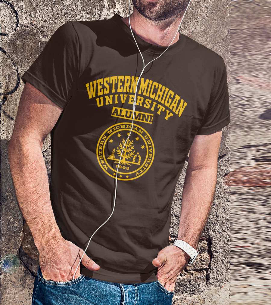 Western Michigan University Alumni 1903 Seal T-Shirt