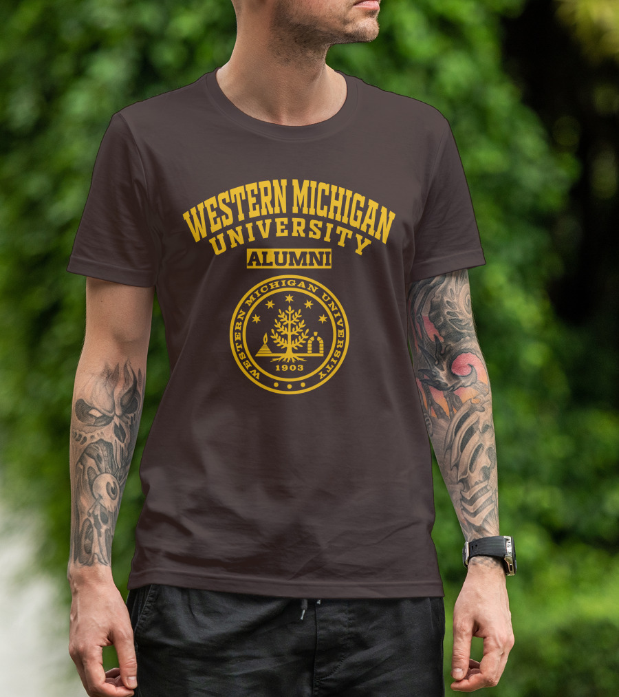 Western Michigan University Alumni 1903 Seal T-Shirt