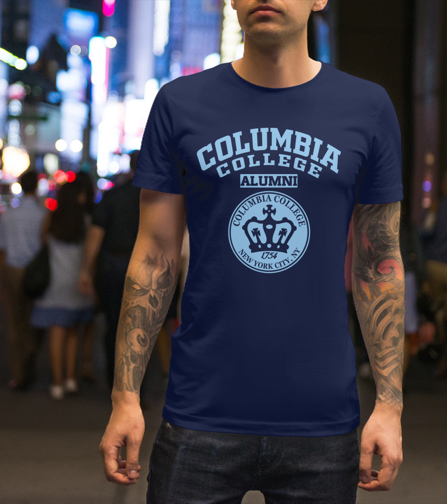 Columbia College Alumni New York City 1754 T-Shirt