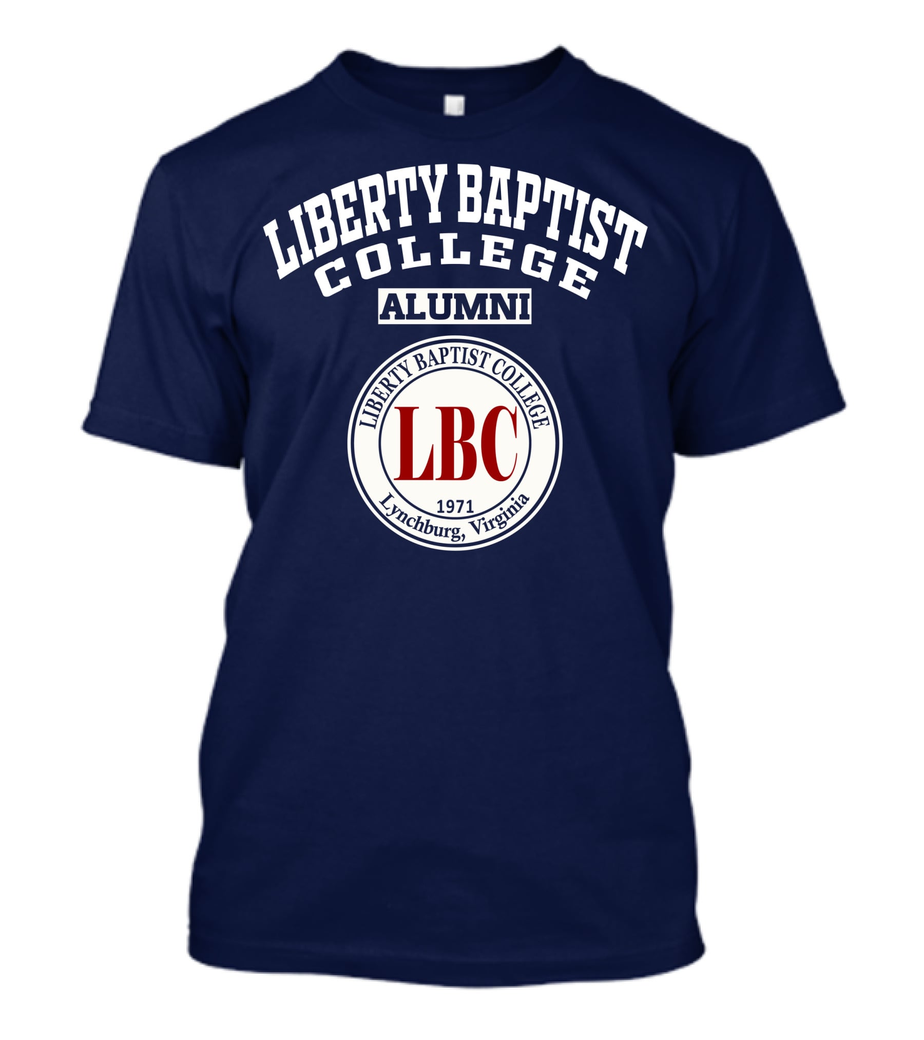 Liberty Baptist College Alumni LBC 1971 Lynchburg Virginia T-Shirt