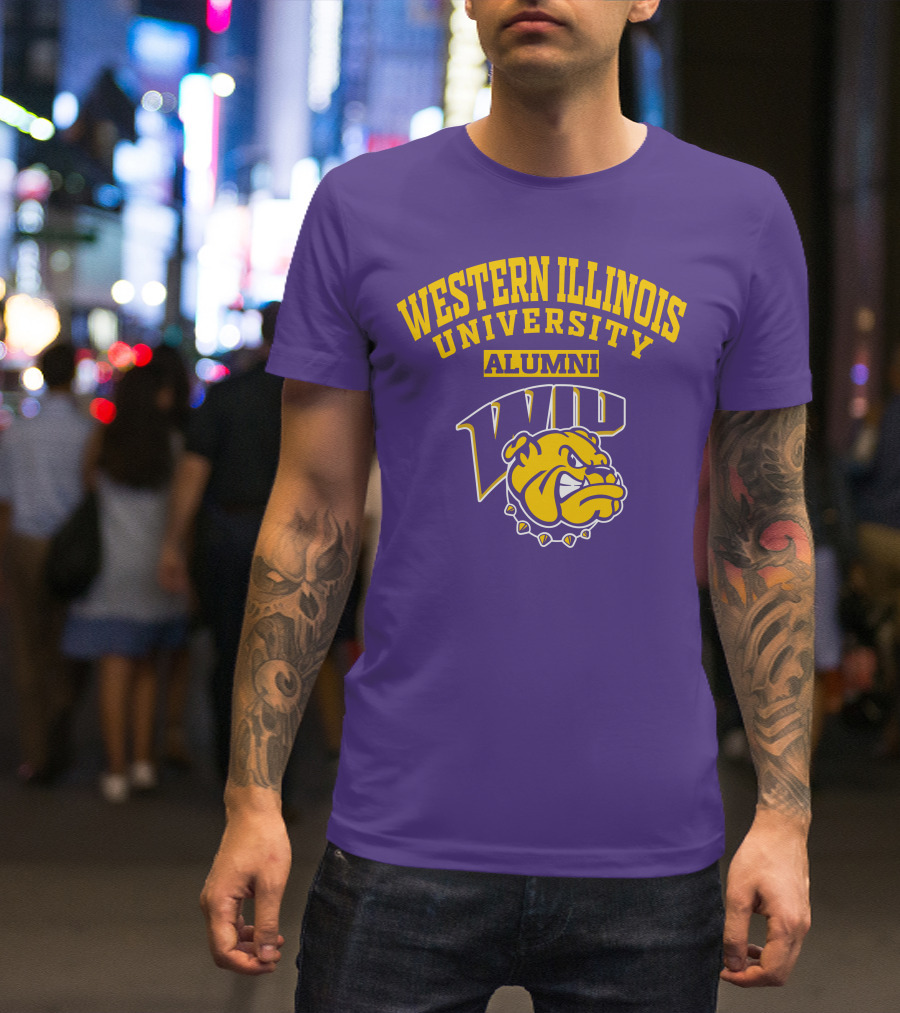 Western Illinois University Alumni WIU Bulldog T-Shirt
