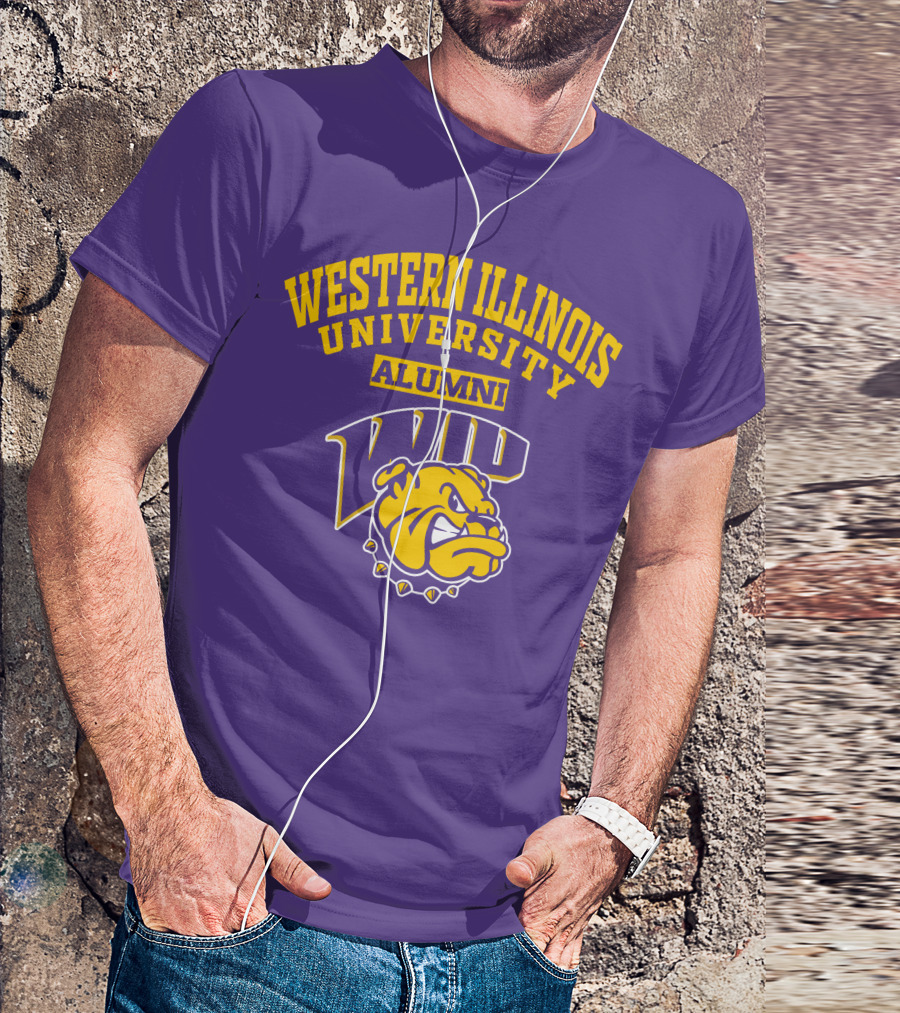 Western Illinois University Alumni WIU Bulldog T-Shirt