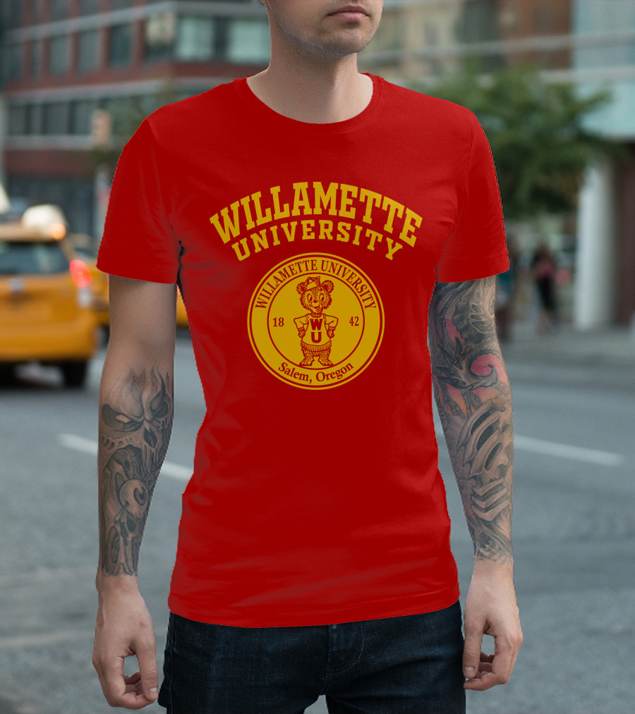 Willamette University Salem Oregon 1842 Bearcat T-Shirt