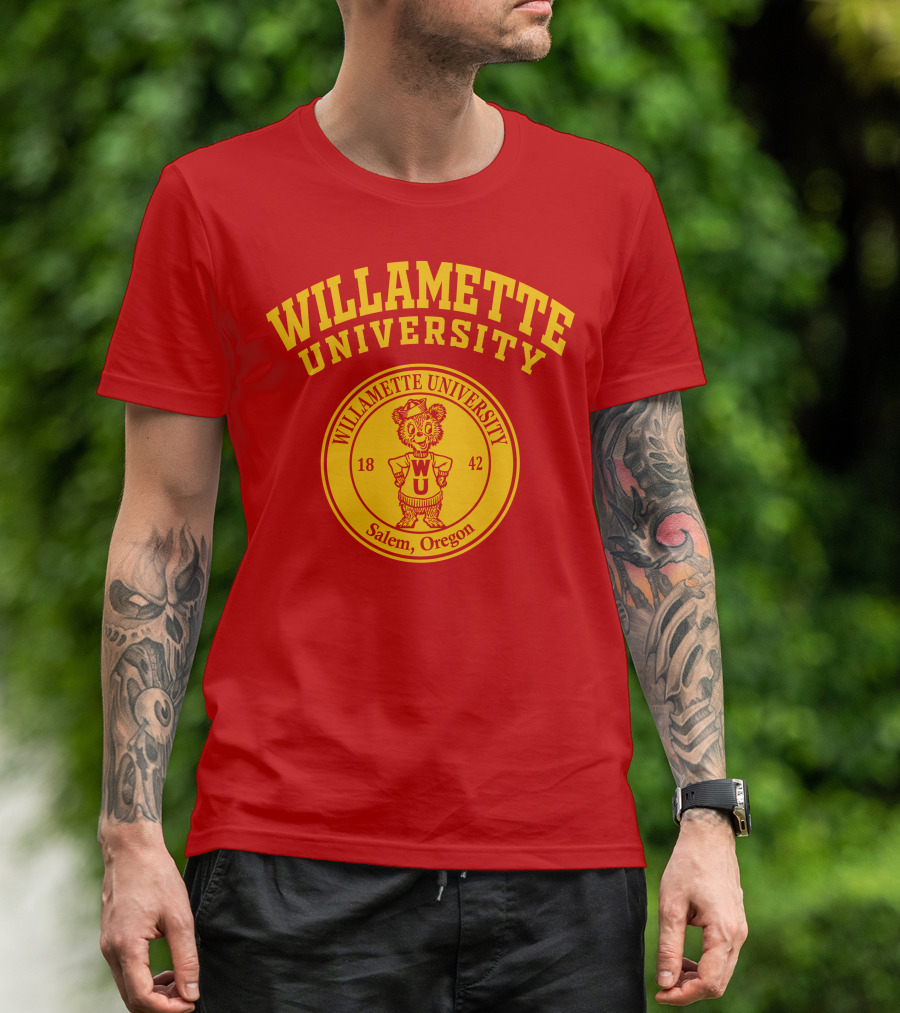 Willamette University Salem Oregon 1842 Bearcat T-Shirt