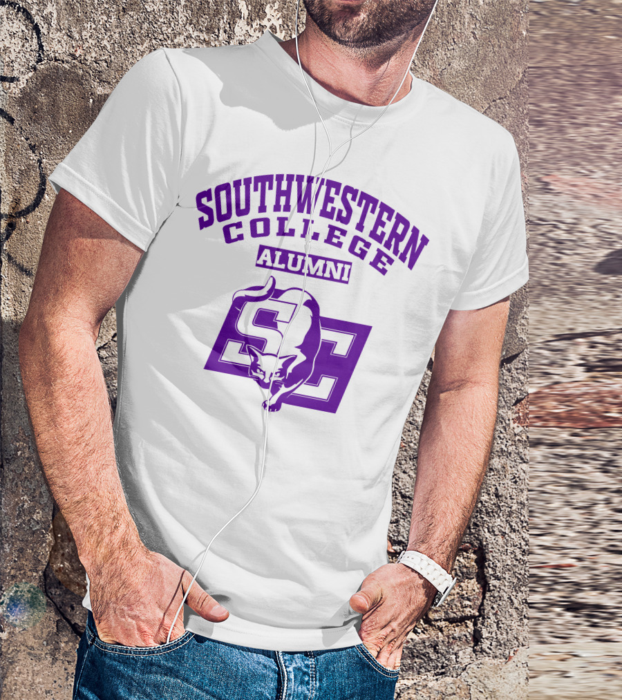 Southwestern College Alumni SC Logo With Cougar T-Shirt