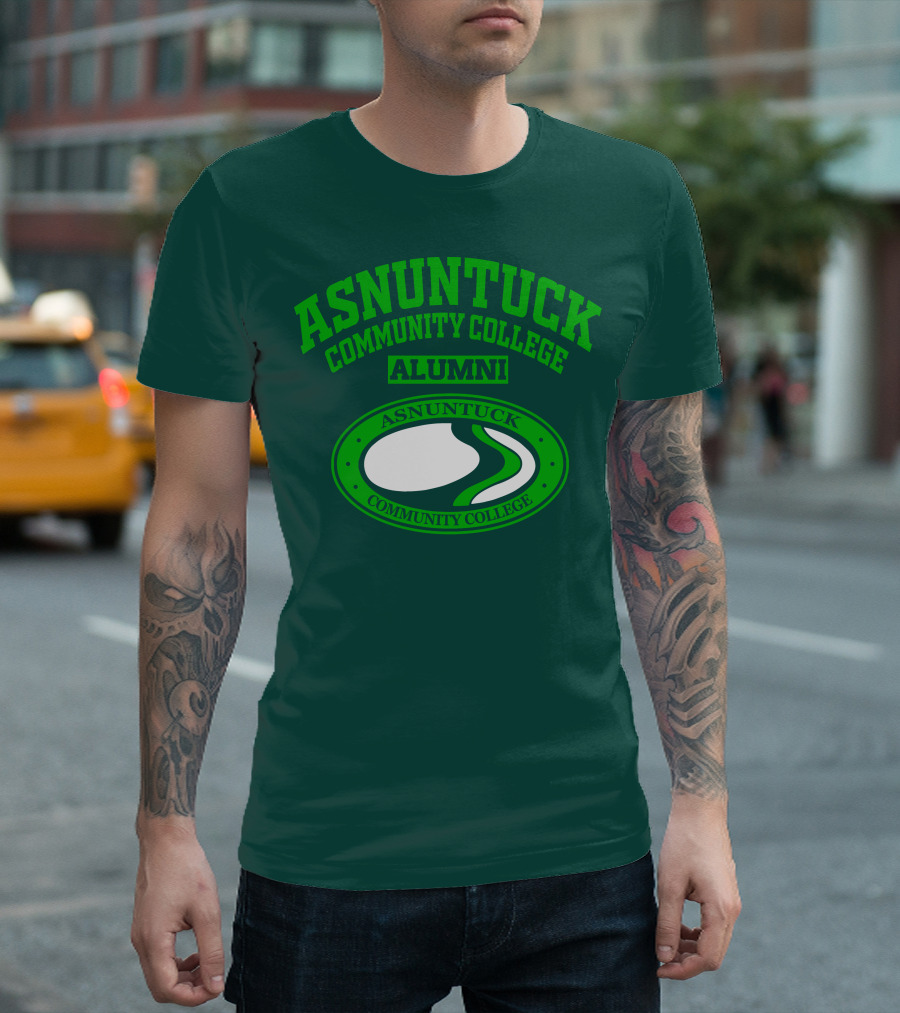 Asnuntuck Community College Alumni with Oval Emblem T-Shirt