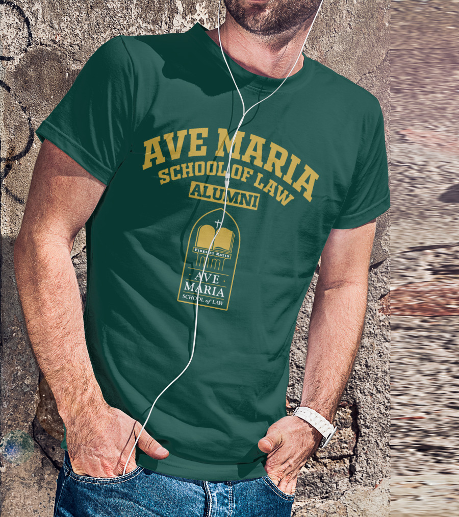 Ave Maria School Of Law Alumni Fides Et Ratio Crest T-Shirt