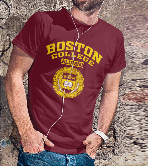 Boston College Alumni Collegium Bostoniense Fund MDCCCXLIII T-Shirt