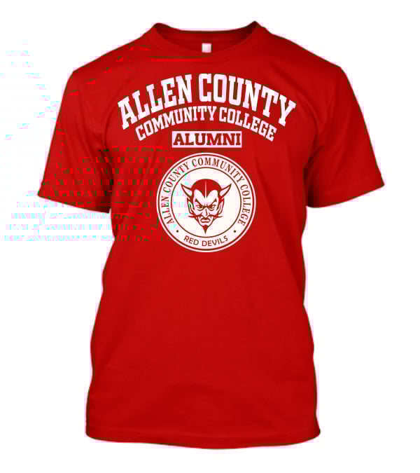 Allen County Community College Alumni Red Devils T-Shirt