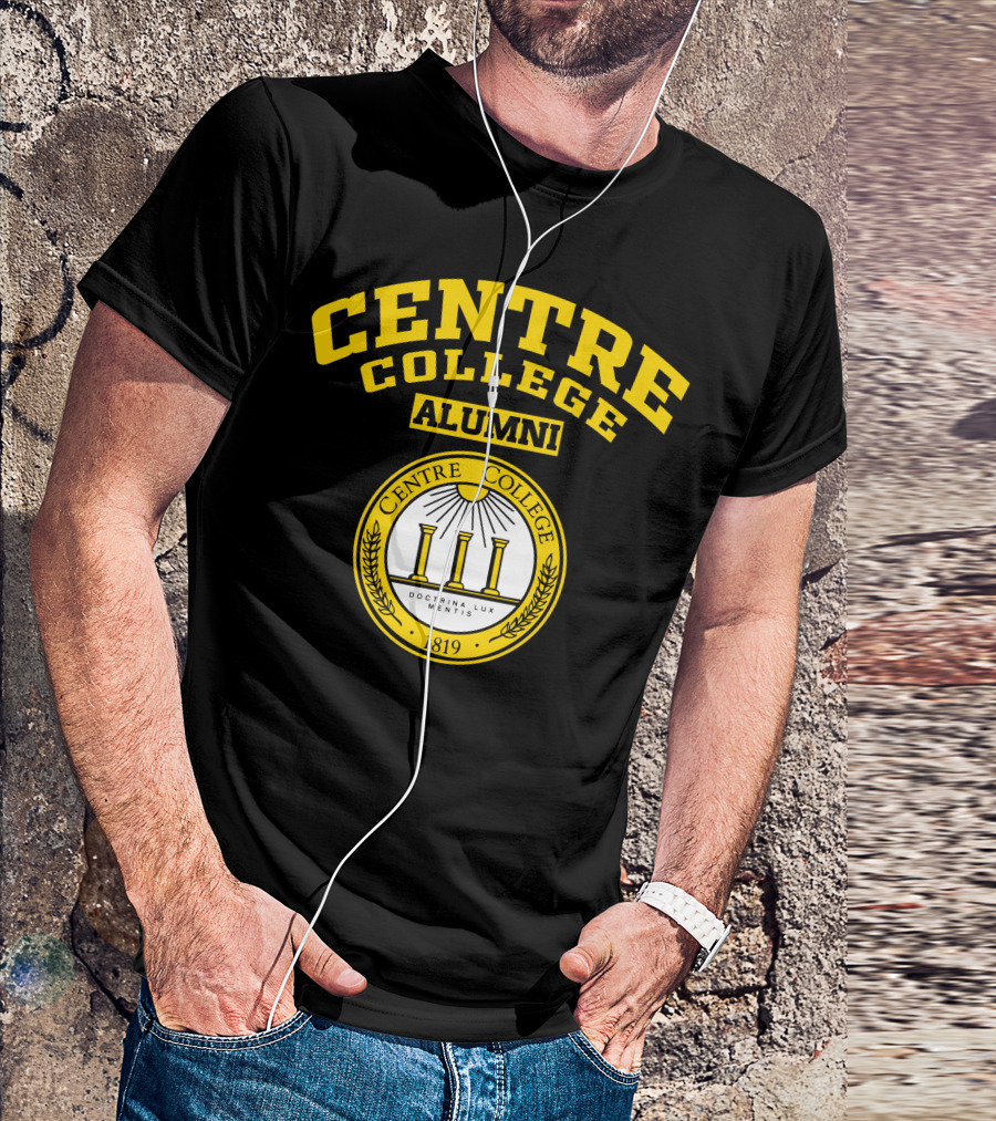 Centre College Alumni Doctrina Lux Mentis Seal 1819 T-Shirt
