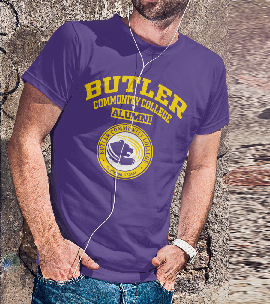 Butler Community College Alumni Bear Mascot El Dorado Kansas T-Shirt