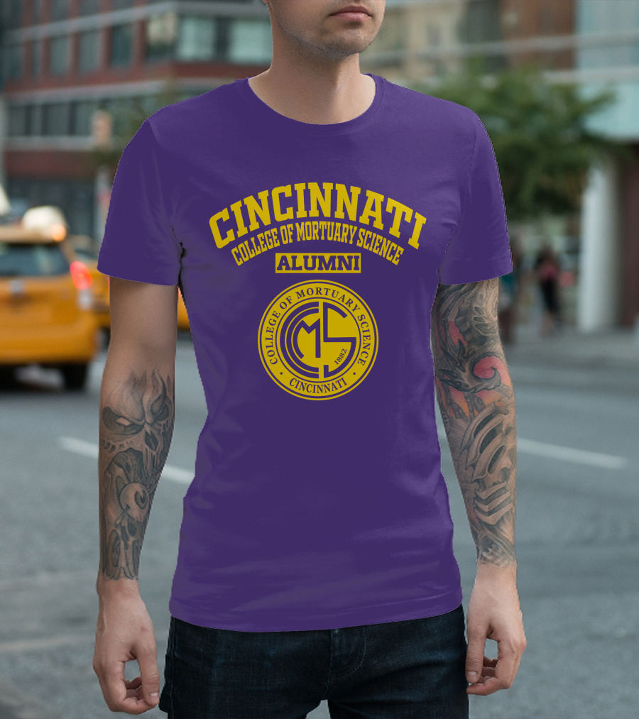 Cincinnati College of Mortuary Science Alumni Emblem 1882 T-Shirt