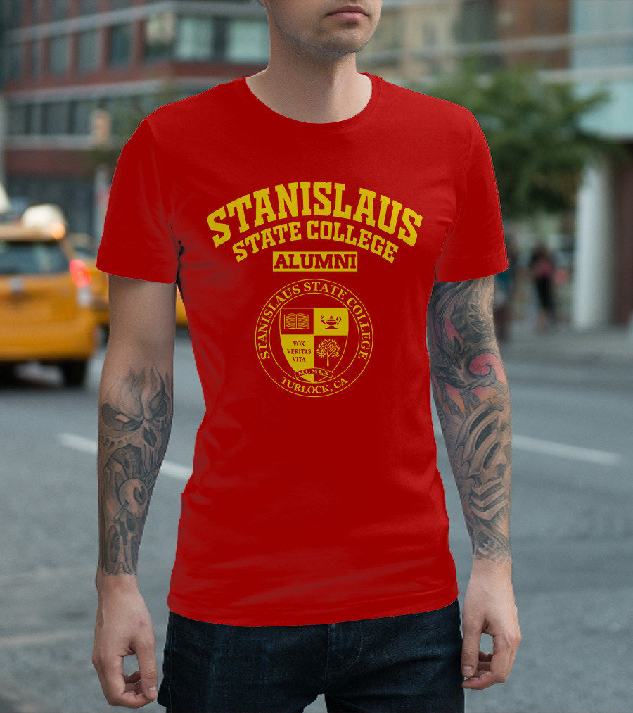 Stanislaus State College Alumni Seal Turlock CA Vox Veritas Vita T-Shirt