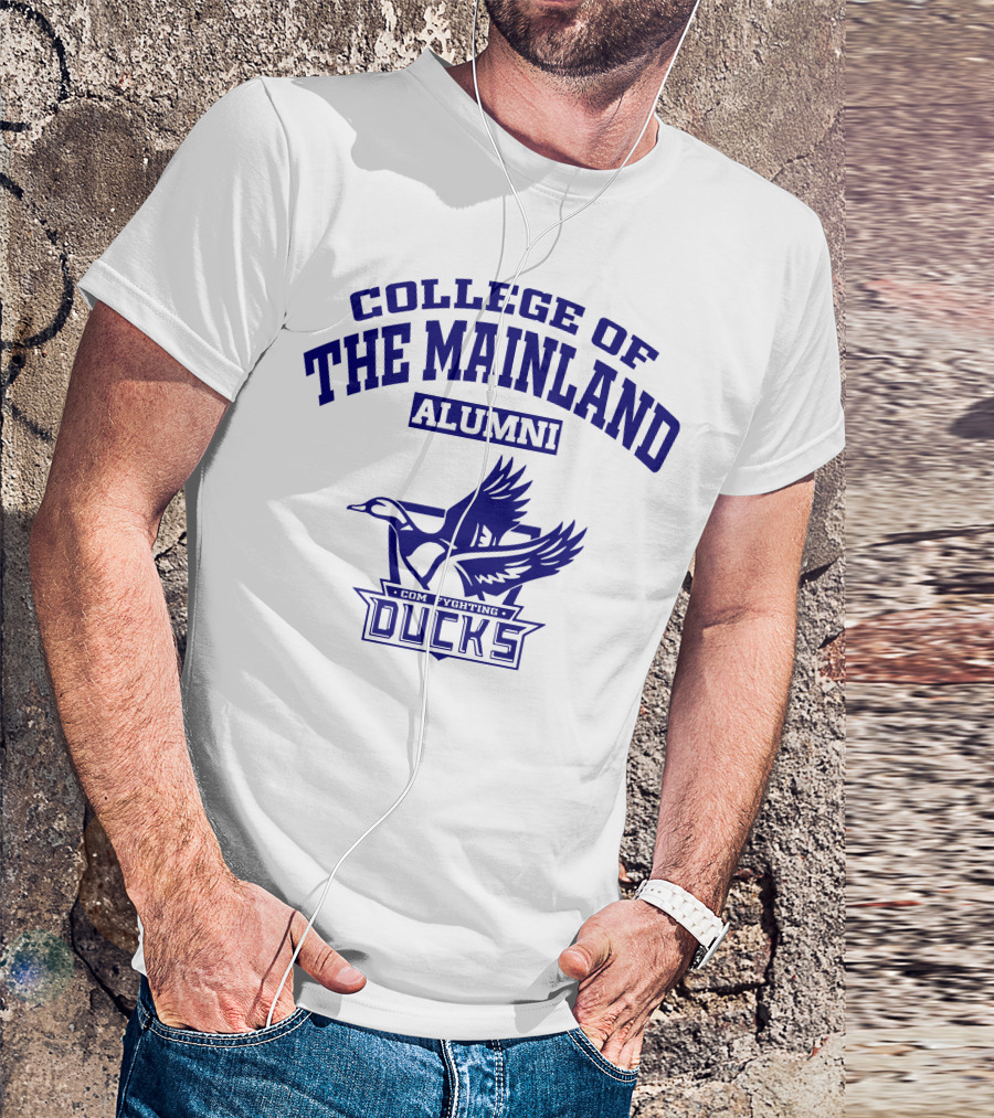 College Of The Mainland Alumni Com Fighting Ducks T-Shirt