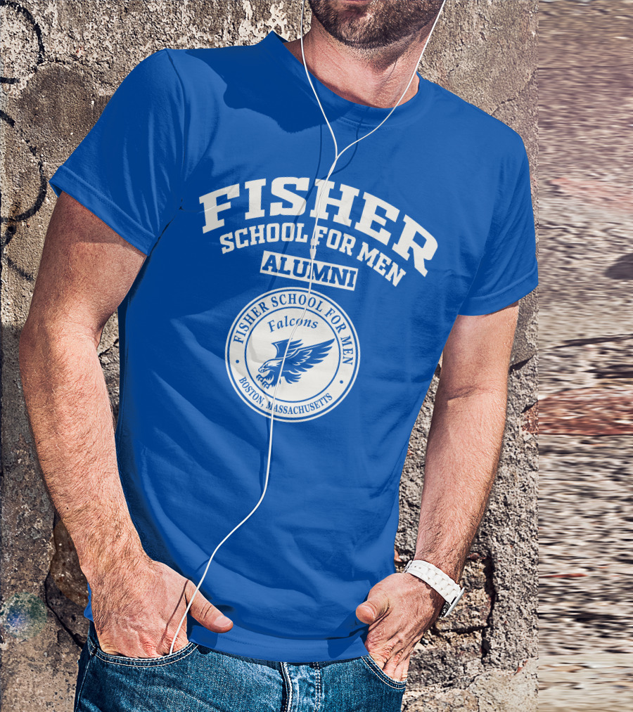Fisher School For Men Alumni Boston Massachusetts Falcons T-Shirt