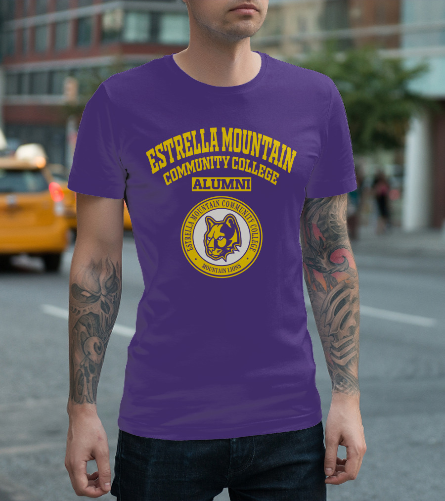 Estrella Mountain Community College Alumni Mountain Lions T-Shirt
