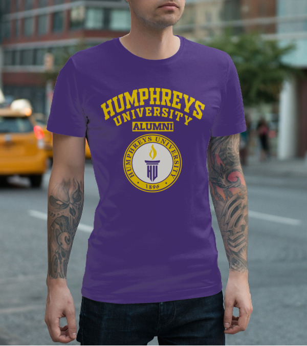 Humphreys University Alumni 1896 Torch Emblem T-Shirt