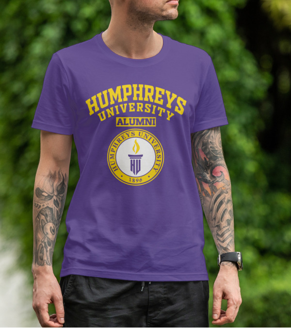 Humphreys University Alumni 1896 Torch Emblem T-Shirt
