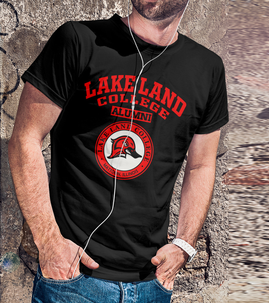 Lake Land College Alumni Mattoon Illinois Red Bird T-Shirt