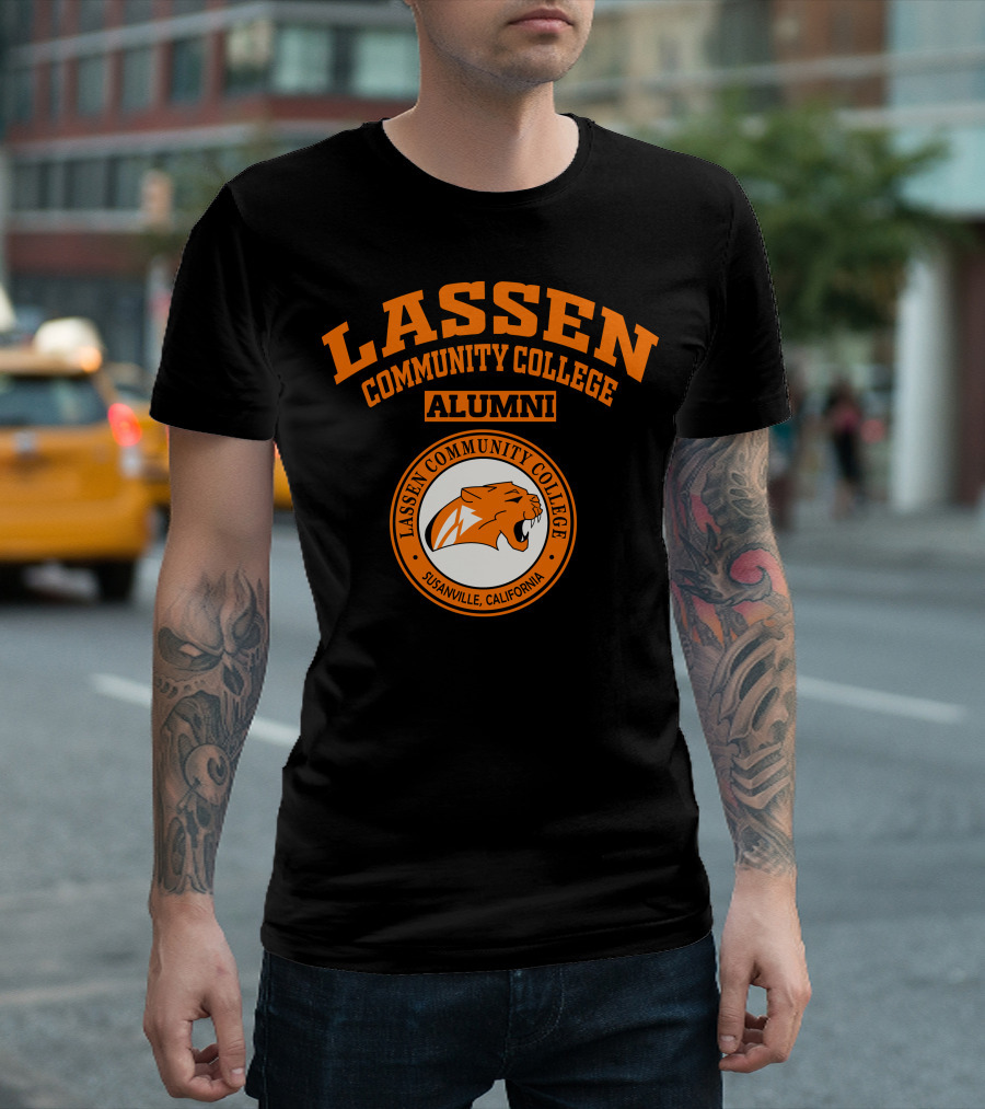 Lassen Community College Alumni Susanville California Tiger T-Shirt