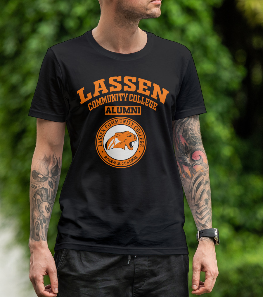 Lassen Community College Alumni Susanville California Tiger T-Shirt