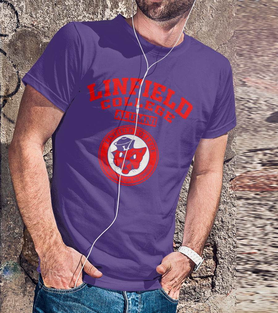 Linfield College Alumni Confido Personal Development Mascot T-Shirt