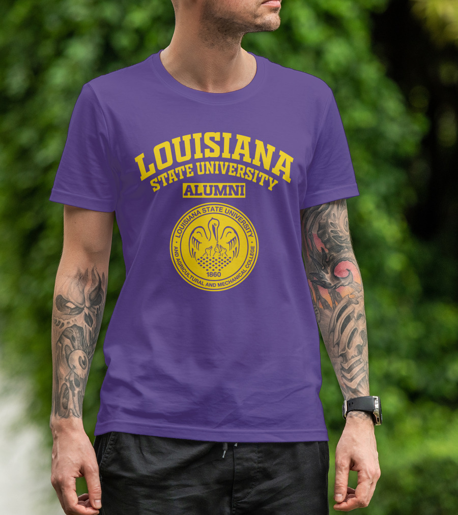 Louisiana State University Alumni Emblem 1860 T-Shirt